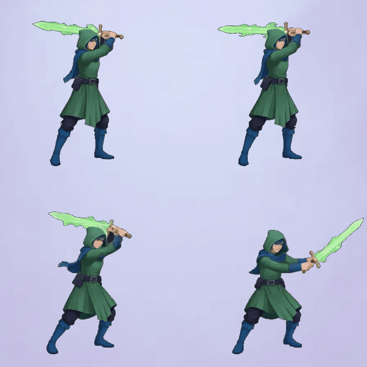 Attack spritesheet preview