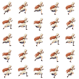 Run spritesheet