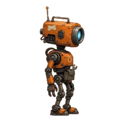 AutoSprite generated small robot idle animation loop