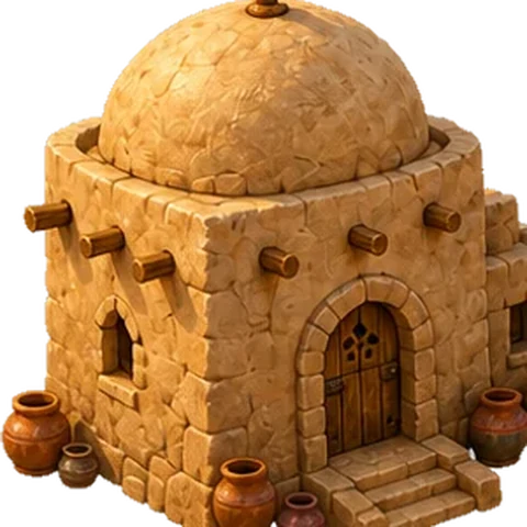 Adobe Dome House — free game asset
