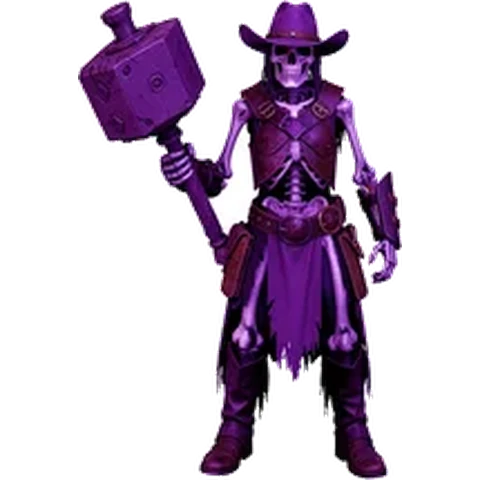 Skeleton Gunslinger — free game asset