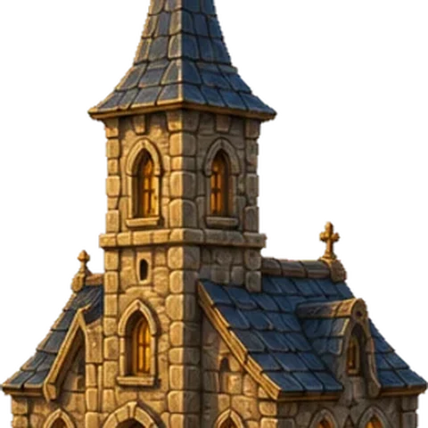 Village Church — free game asset