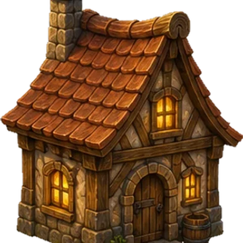 Village Cottage — free game asset