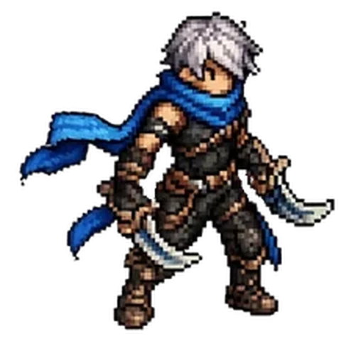 Twin-Dagger Rogue — free game asset