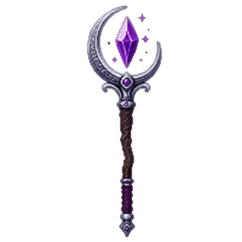 Moonlight Staff — free game asset