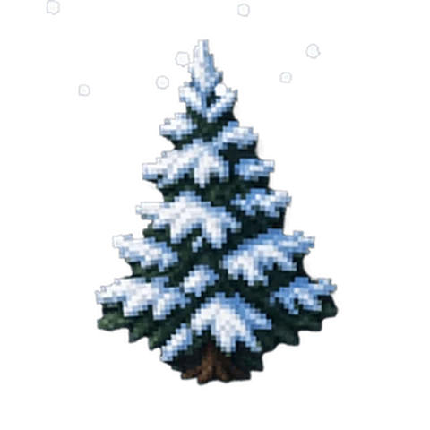 Snowy Pine — free game asset
