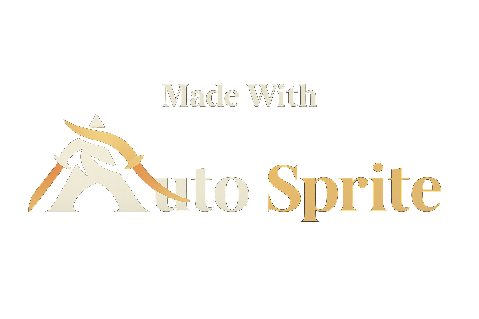 Made with AutoSprite badge, Transparent