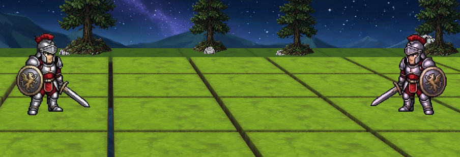 Game-ready AI generated sprites showcased in a game scene